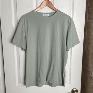 MIDA - UNDICI - perineum cotton tee. Mint Green